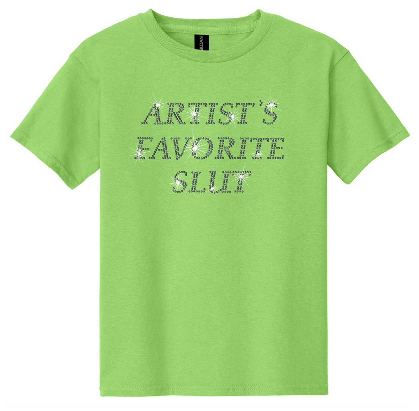 Artist's Favorite Slut Rhinestone Hot Top