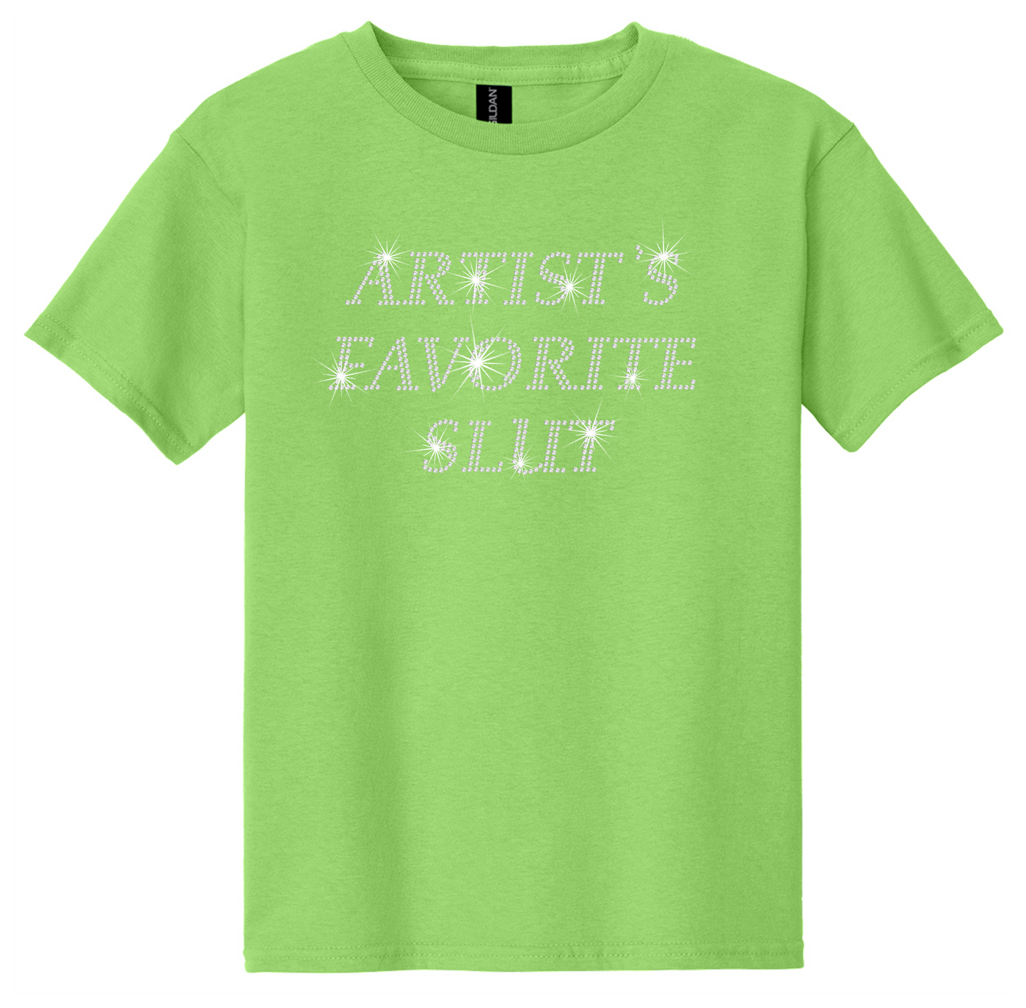 Artist's Favorite Slut Rhinestone Hot Top