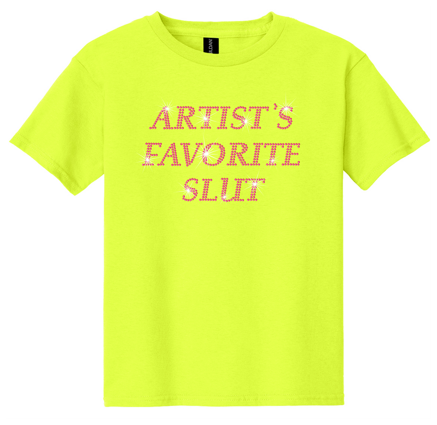 Artist's Favorite Slut Rhinestone Hot Top