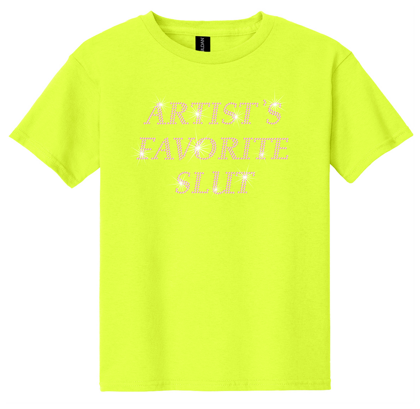 Artist's Favorite Slut Rhinestone Hot Top