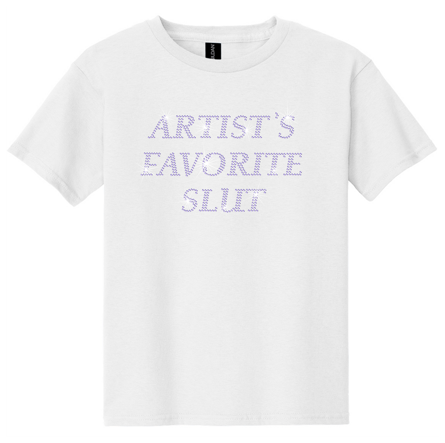 Artist's Favorite Slut Rhinestone Hot Top