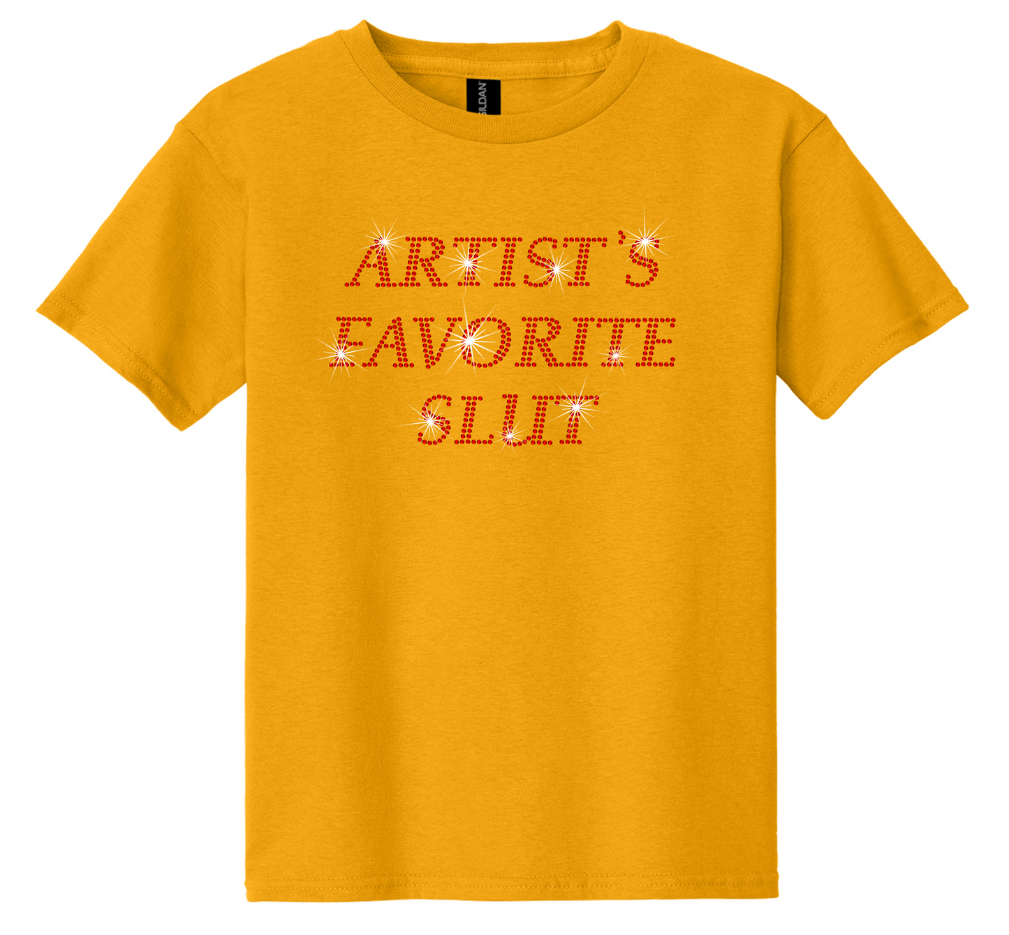 Artist's Favorite Slut Rhinestone Hot Top