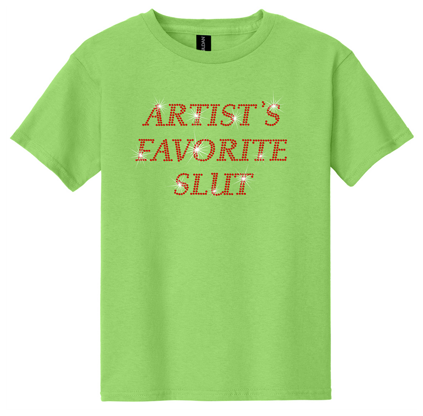 Artist's Favorite Slut Rhinestone Hot Top