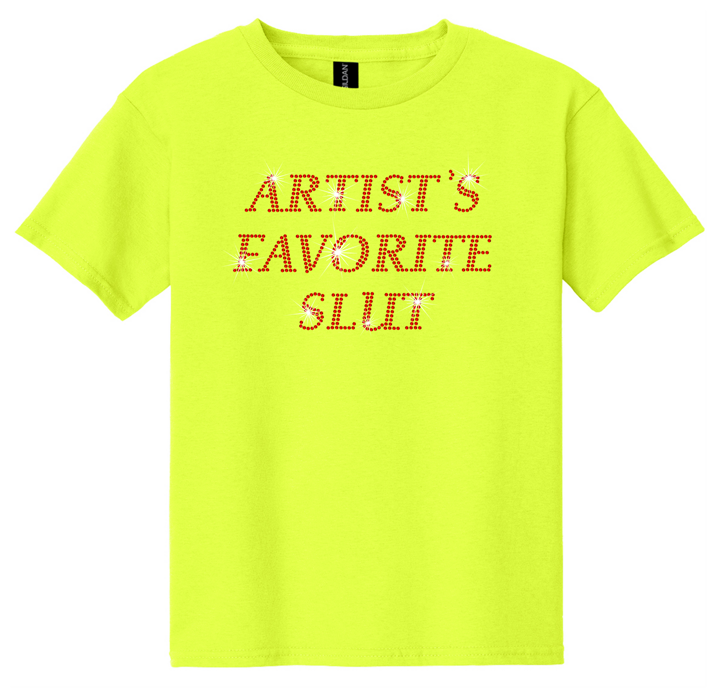 Artist's Favorite Slut Rhinestone Hot Top