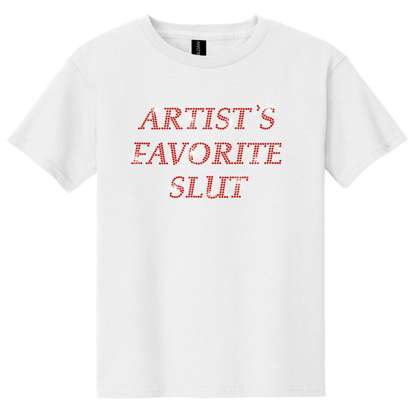 Artist's Favorite Slut Rhinestone Hot Top