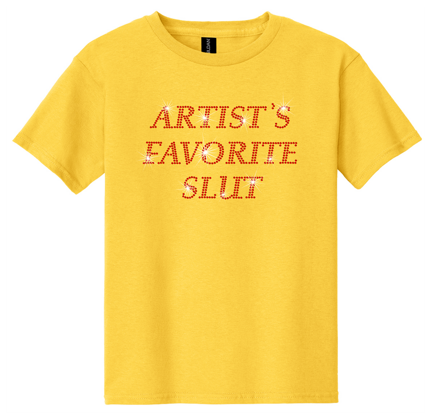 Artist's Favorite Slut Rhinestone Hot Top