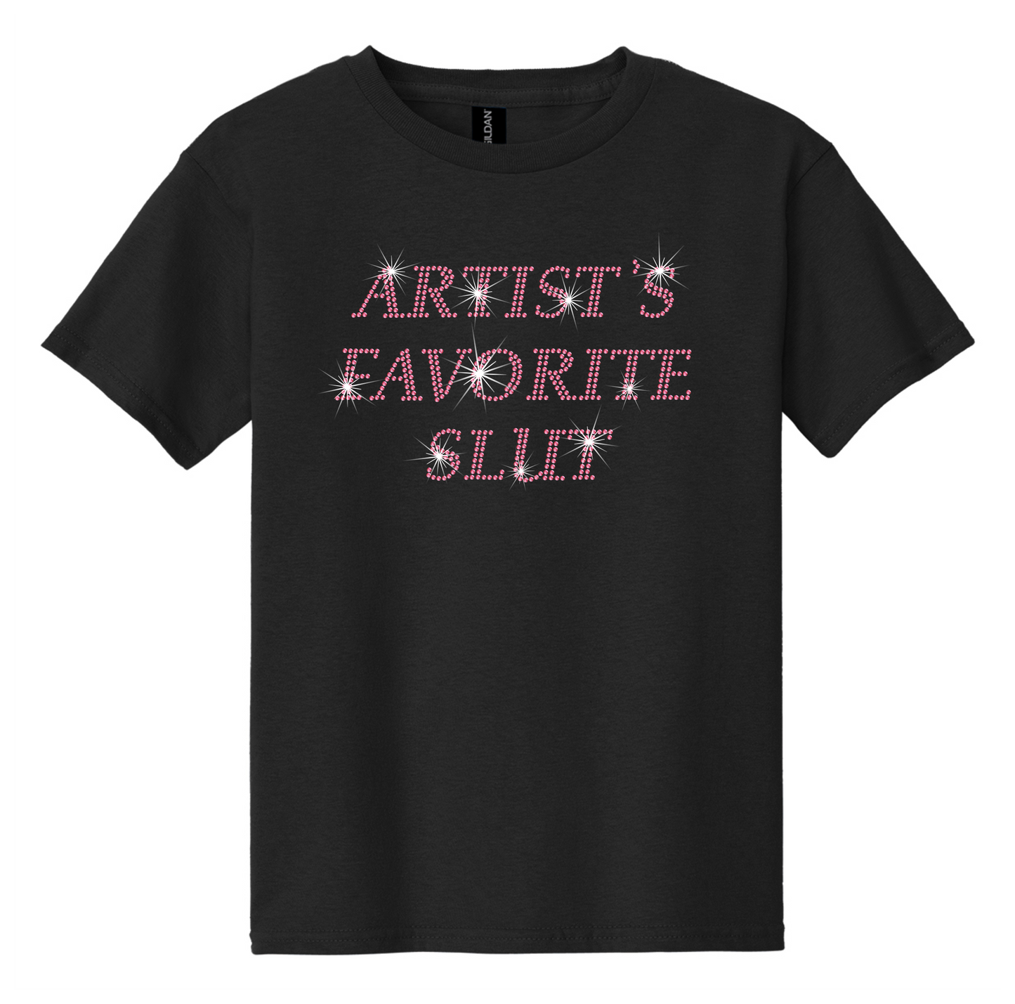Artist's Favorite Slut Rhinestone Hot Top