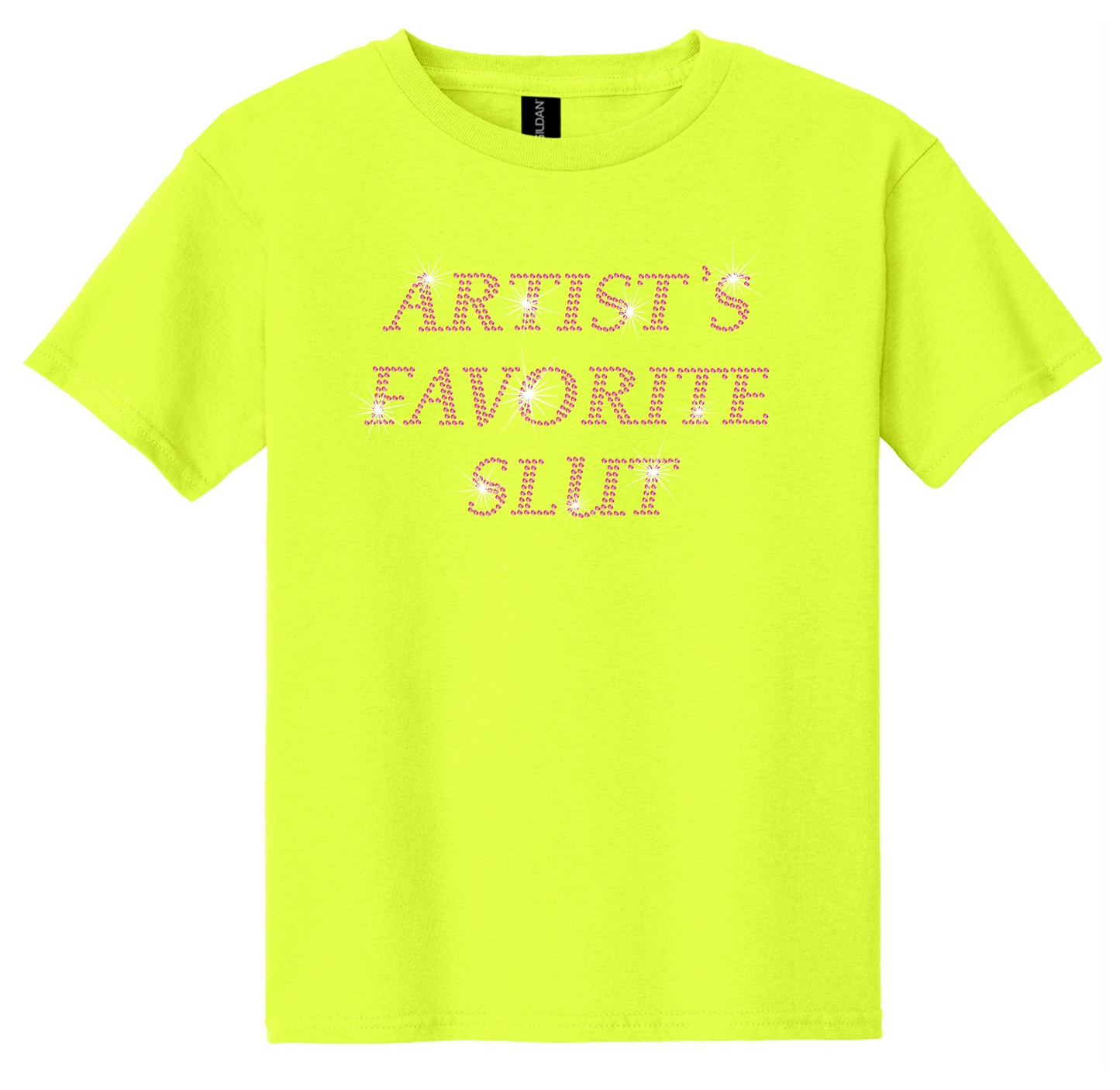 Artist's Favorite Slut Rhinestone Hot Top