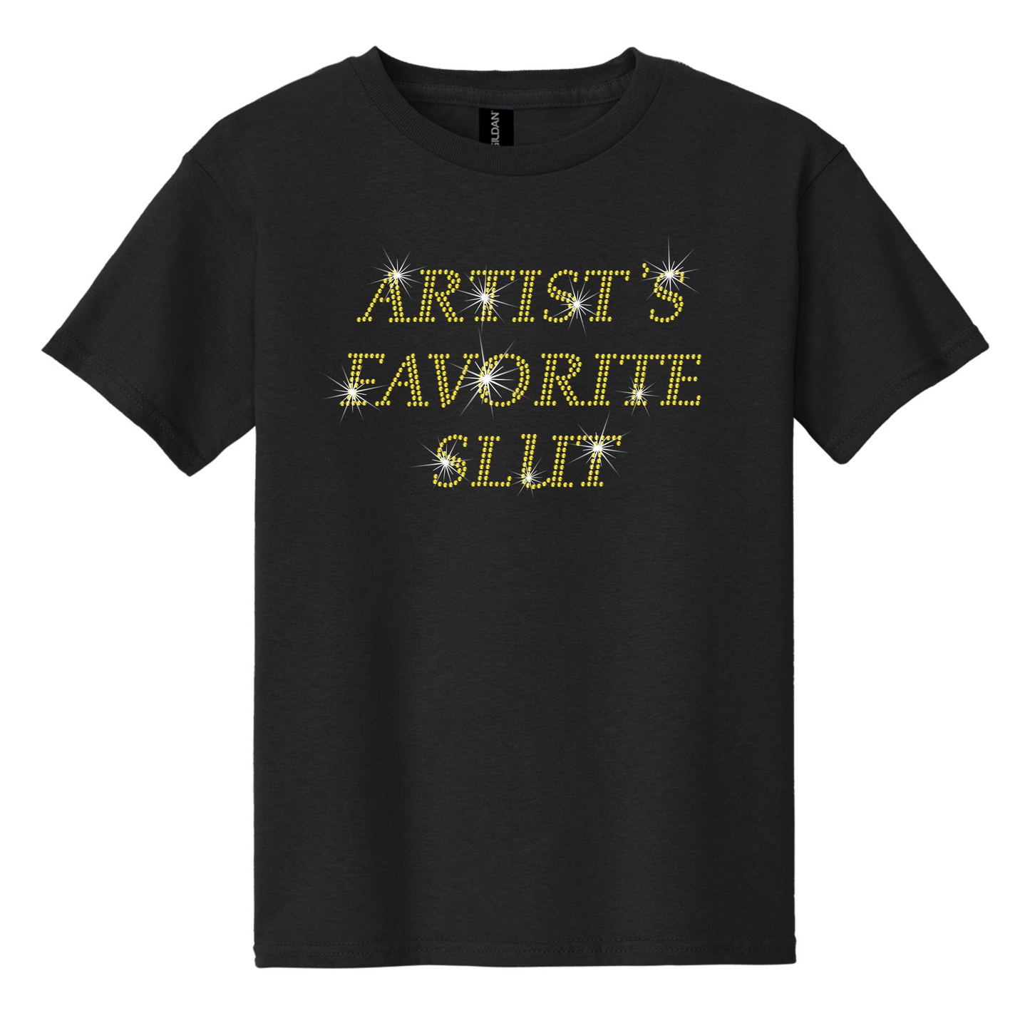 Artist's Favorite Slut Rhinestone Hot Top