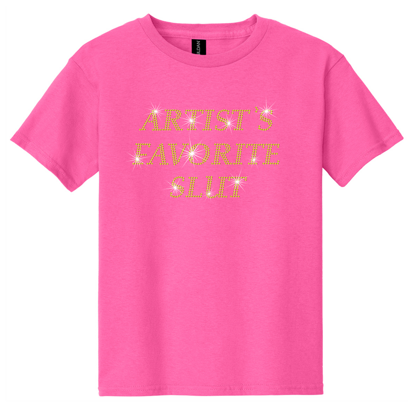 Artist's Favorite Slut Rhinestone Hot Top