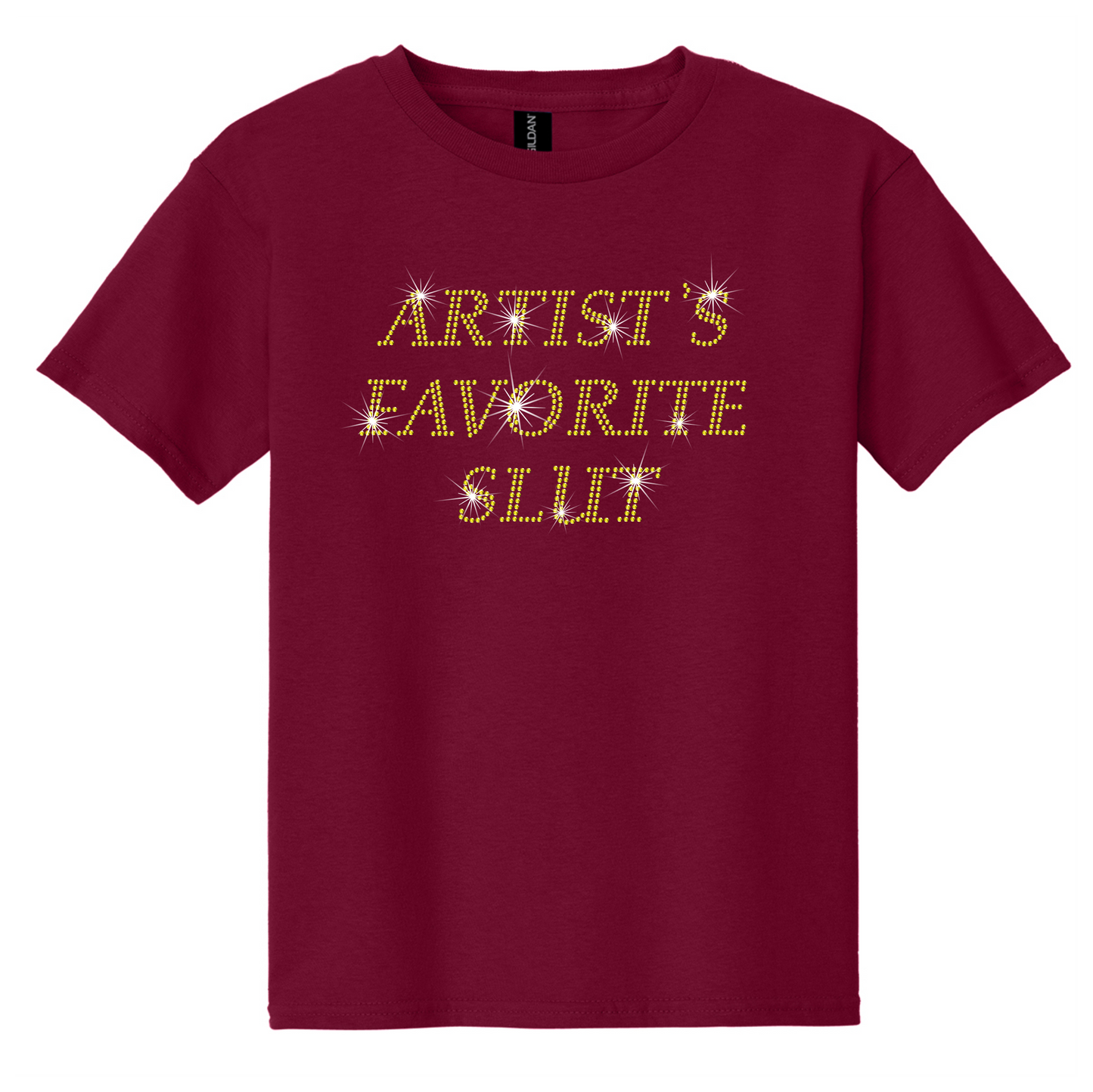 Artist's Favorite Slut Rhinestone Hot Top