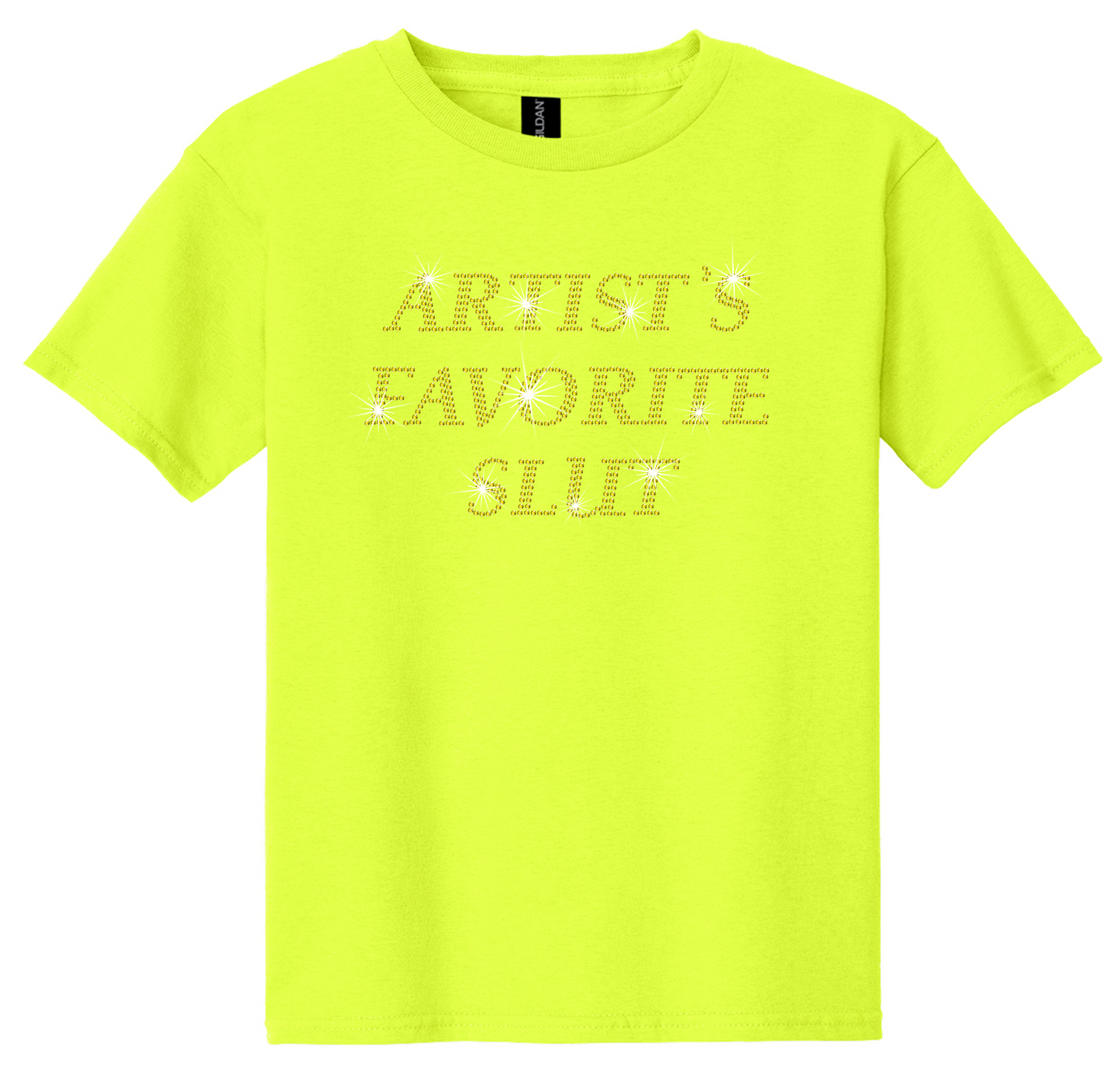 Artist's Favorite Slut Rhinestone Hot Top