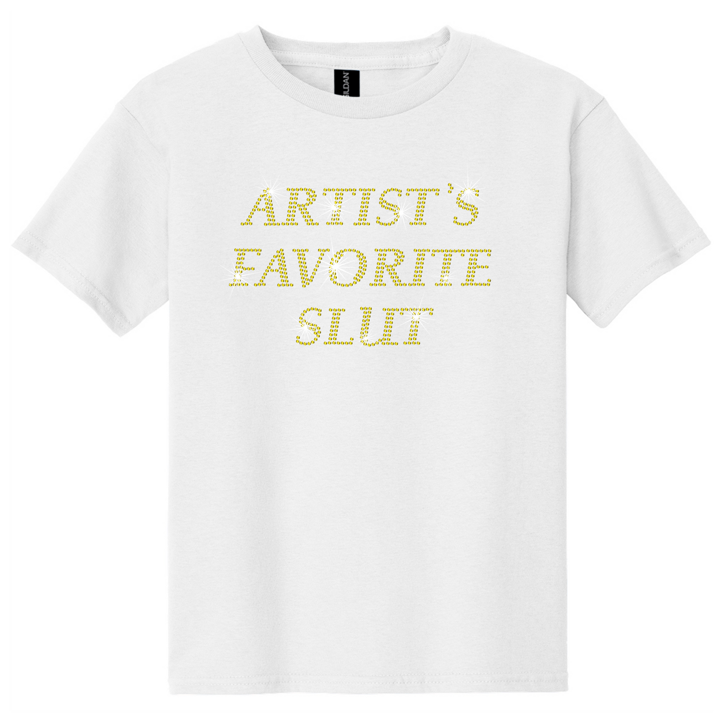 Artist's Favorite Slut Rhinestone Hot Top
