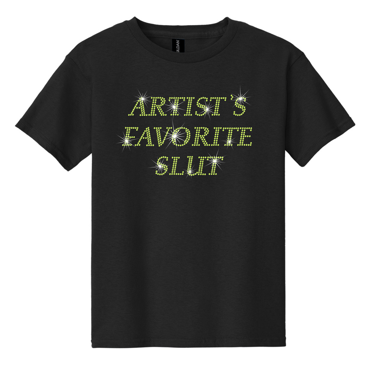 Artist's Favorite Slut Rhinestone Hot Top