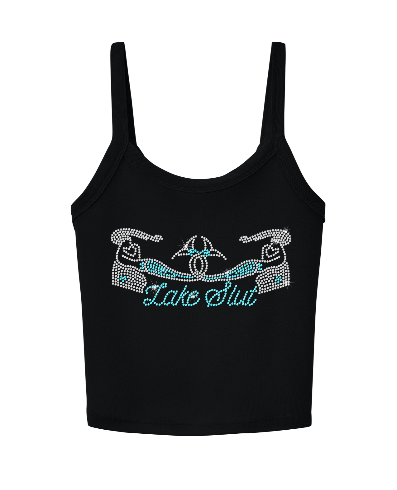 Lake Slut Rhinestone Tank Top