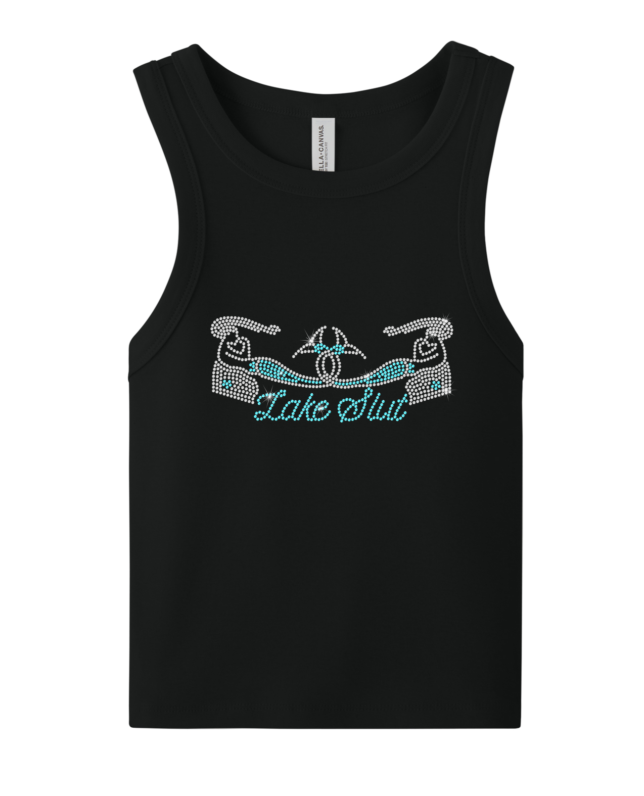 Lake Slut Rhinestone Tank Top