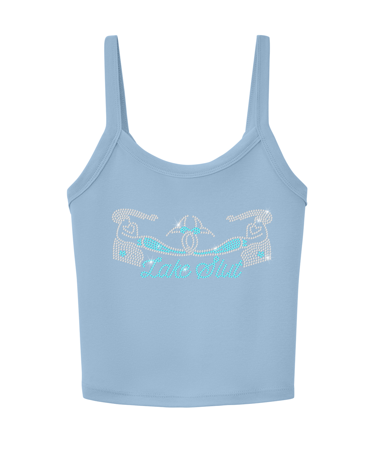 Lake Slut Rhinestone Tank Top