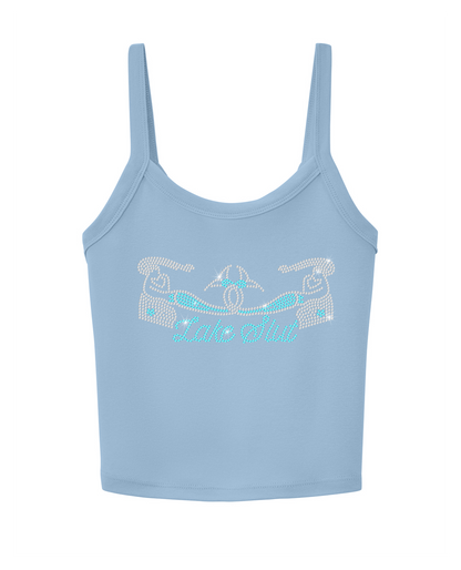 Lake Slut Rhinestone Tank Top