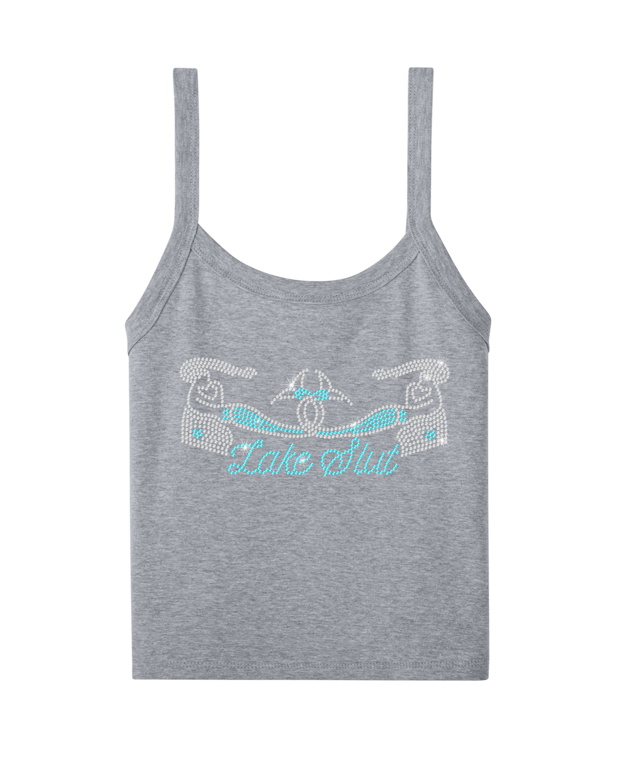 Lake Slut Rhinestone Tank Top