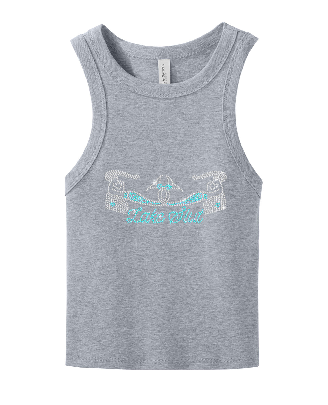 Lake Slut Rhinestone Tank Top