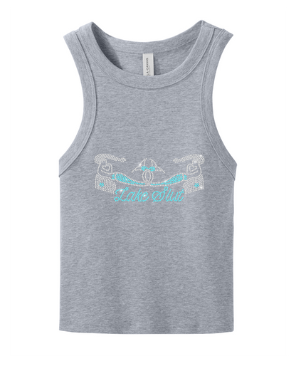 Lake Slut Rhinestone Tank Top