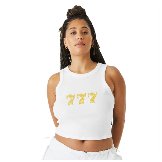 Lucky 777 Rhinestone Tank Top
