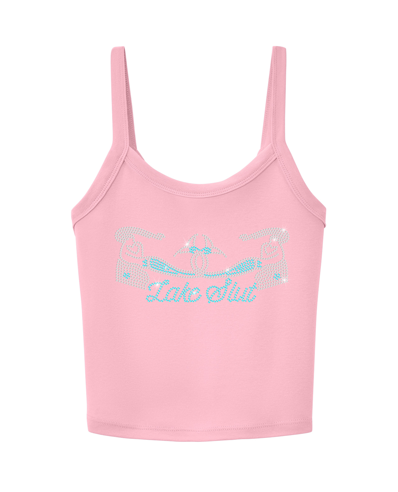 Lake Slut Rhinestone Tank Top