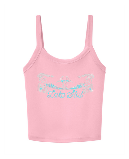 Lake Slut Rhinestone Tank Top