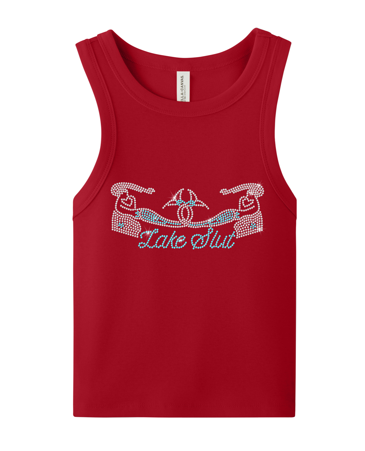 Lake Slut Rhinestone Tank Top