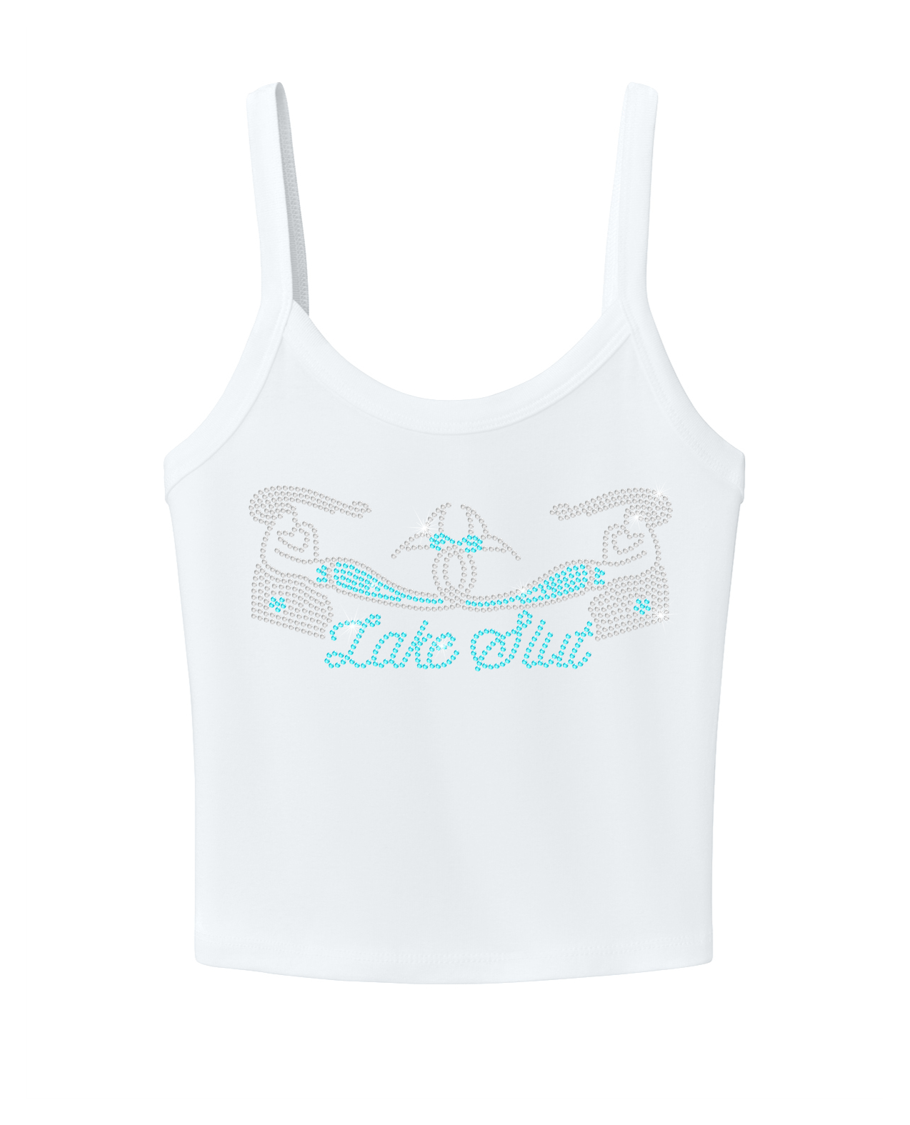 Lake Slut Rhinestone Tank Top