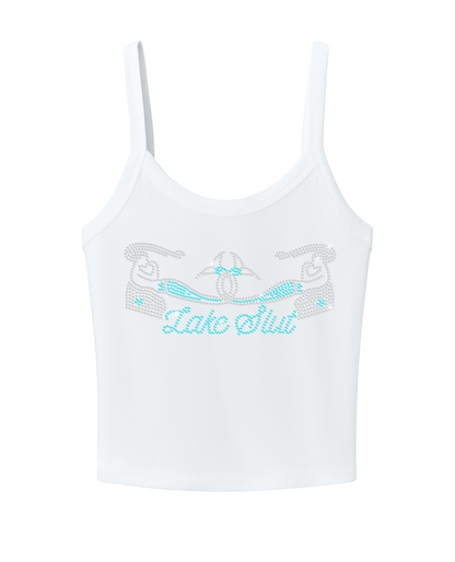 Lake Slut Rhinestone Tank Top