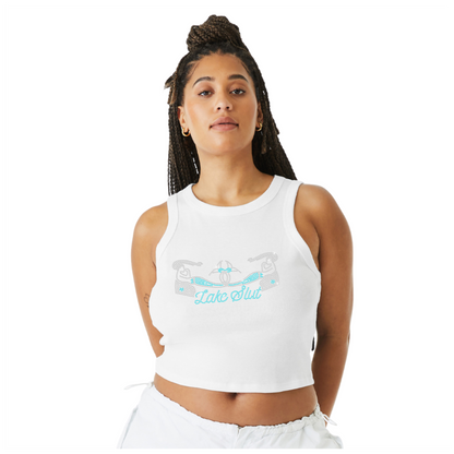 Lake Slut Rhinestone Tank Top