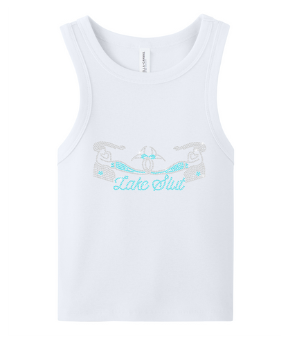 Lake Slut Rhinestone Tank Top